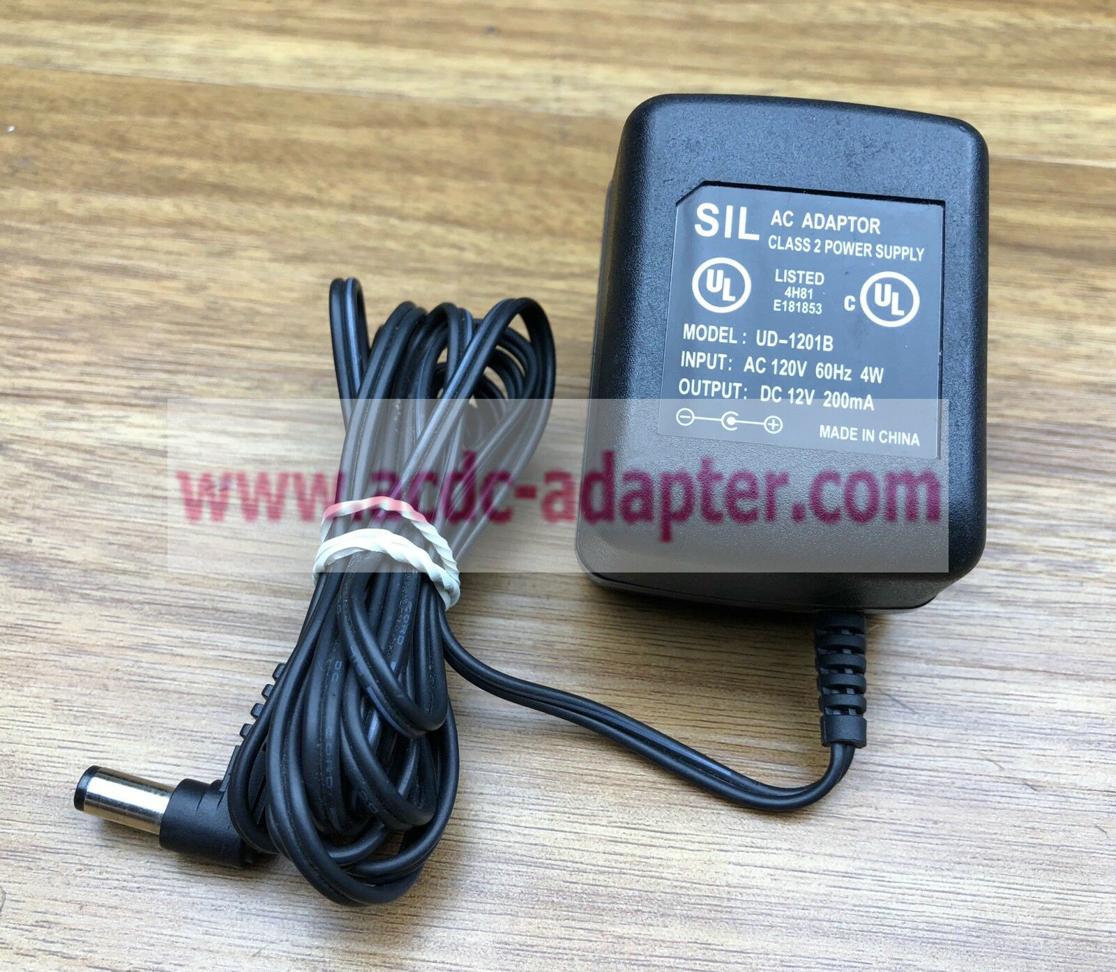 Brand New DC 12V 200mA AC Adapter SIL UD-1201B UD1201B Class 2 Power Supply Cord